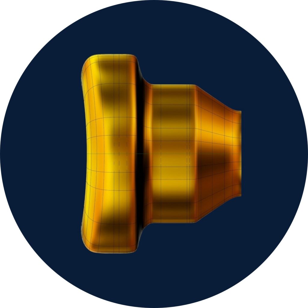 Wedge Trumpet Mouthpiece