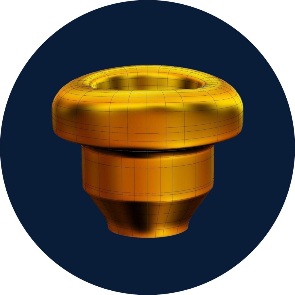 Wedge Trumpet Mouthpiece